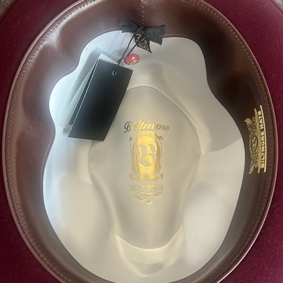 Biltmore hat burgundy - Picture 8 of 9